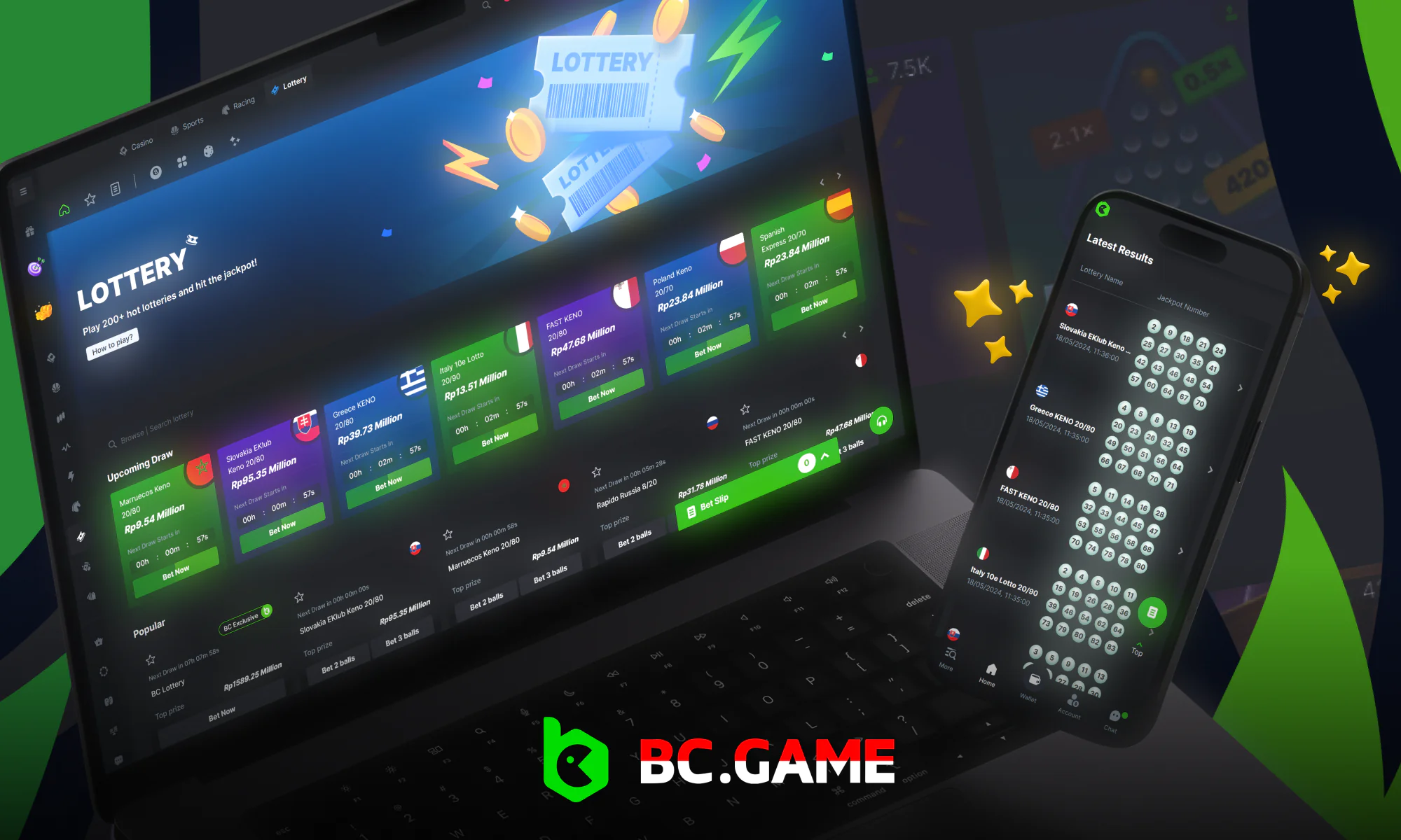Engage in quick and easy gameplay with the chance to win big prizes