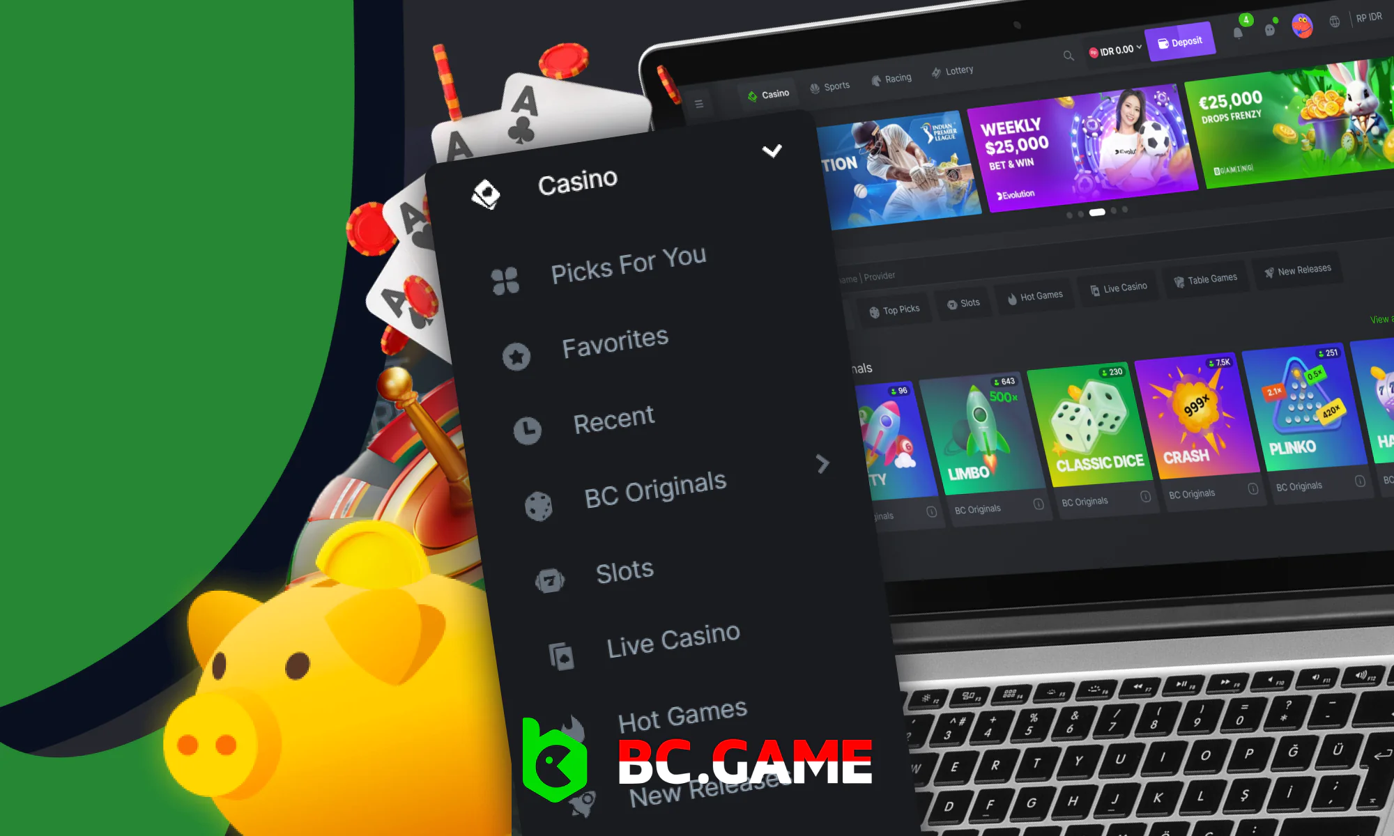 BC Game Indonesia - Login to Crypto Online Casino | Bonus 326,058,000 IDR